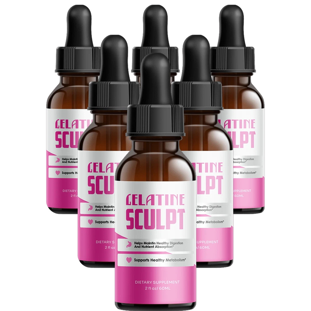 Gelatine Sculpt 6 Bottles